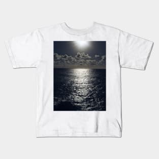 Sunrise On The Dark Ocean, Hawaii Kids T-Shirt